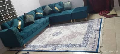 rug for sale colour white n blue condition 10/10