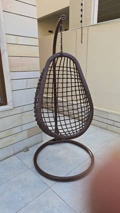 swing chair Jhoola with iron stand. . .