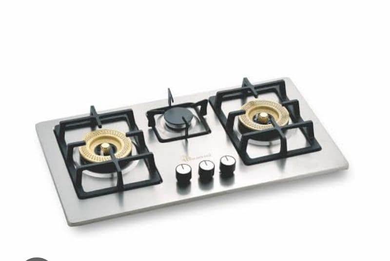 3 burner iron gas auto hob 2