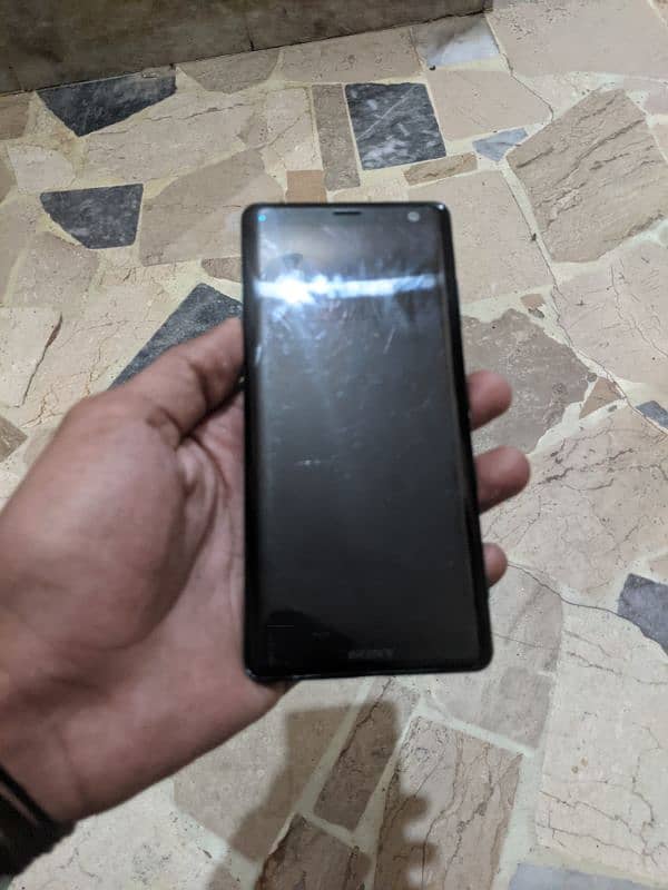 Sony Xperia xz3 official approved fingerprint not working halka shade 1