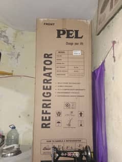 New box pack pel 02550 glass door fridge