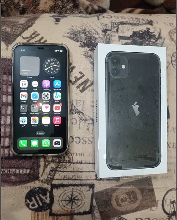 urgent sale . IPhone 11 JV 64GB , 98 health pin pack  2 month use 1