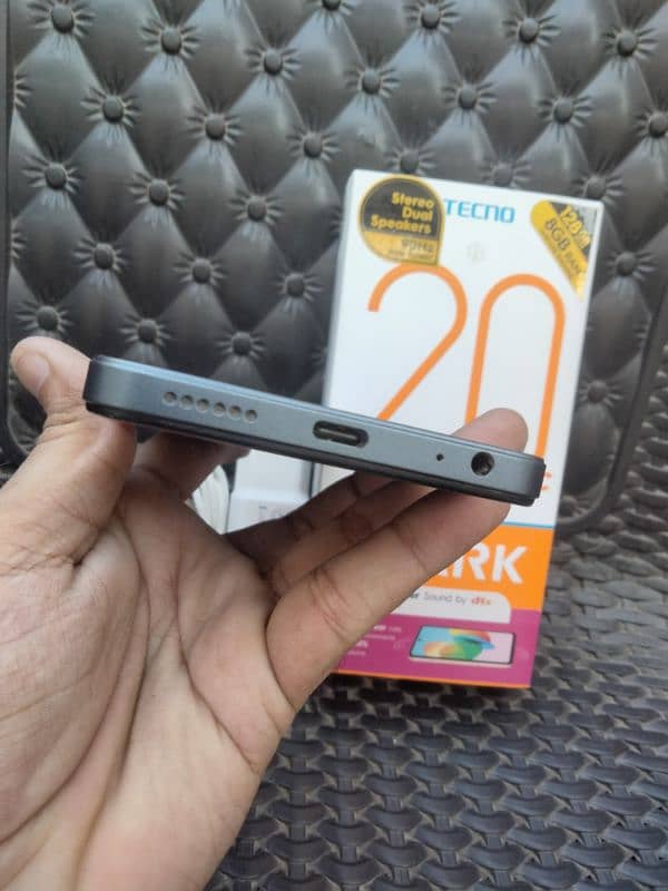 Tecno Spark 20c With Box & Original Charger 10 month warranty 6