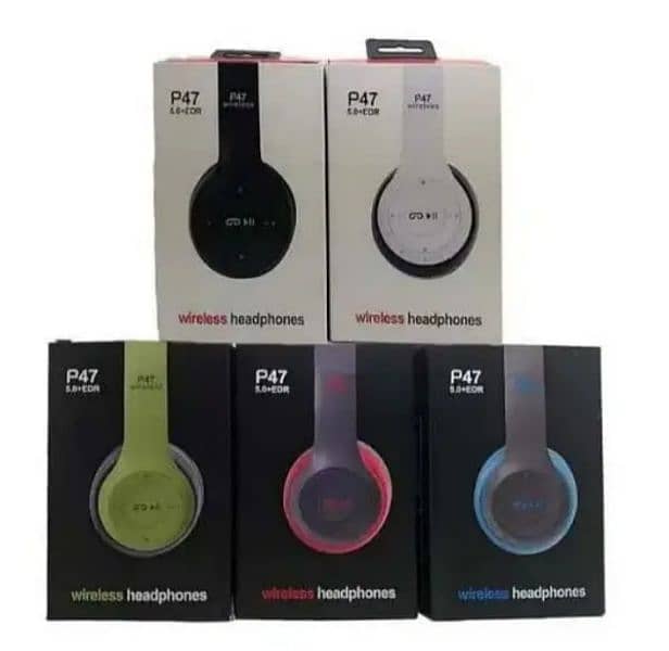 P47 Wireless Bluetooth Headphones 0