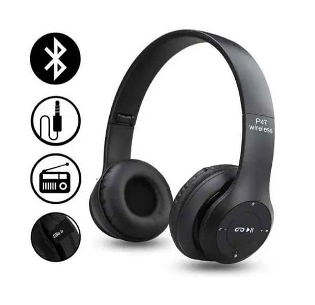 P47 Wireless Bluetooth Headphones 1