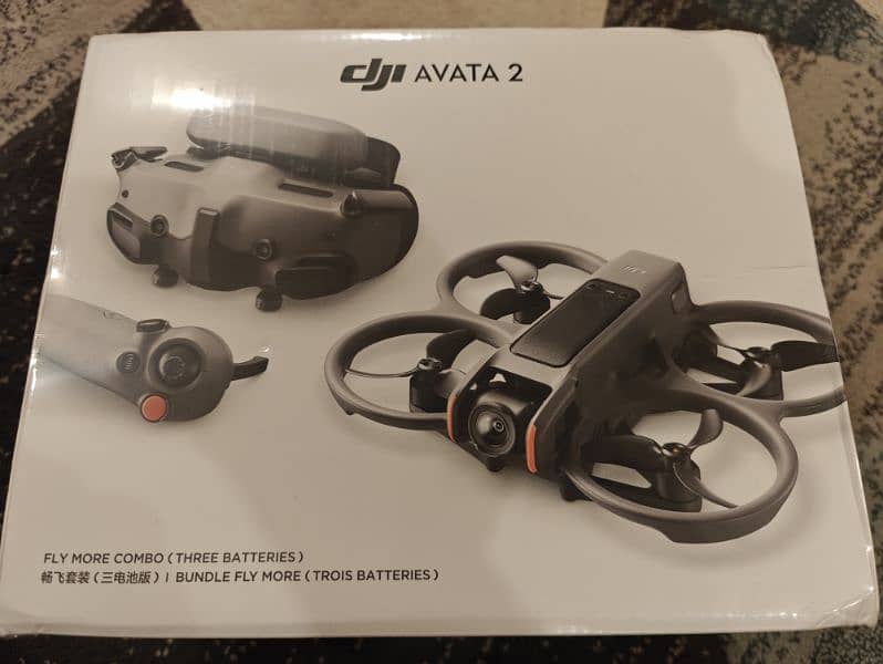 DJI AVATA 2  DLY MORE COMBO 3 BATTERIES BOX PACKED 0