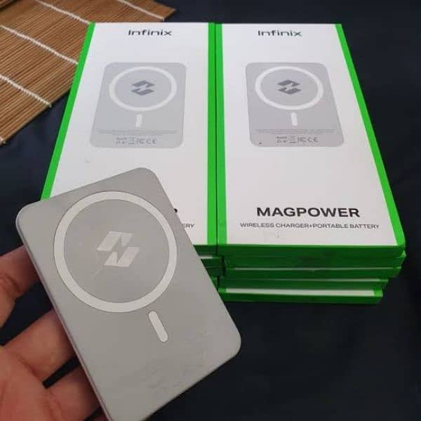 Infinix Original Magpower Wireless Charger  Portable Powerbank. 0