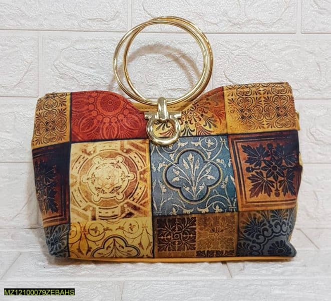 women printed hand bag 0