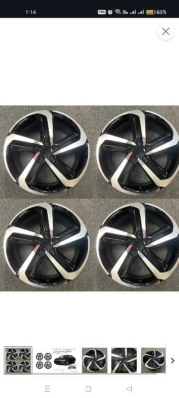 Honda 2022 Rim 18 inches 3