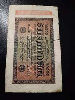 101 years old currency note