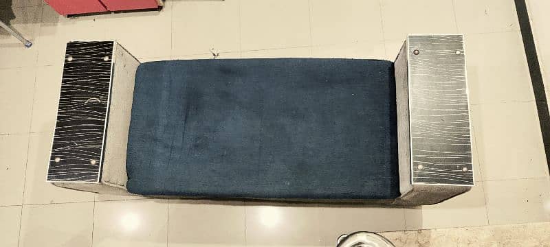 2 seater back less sofa 2