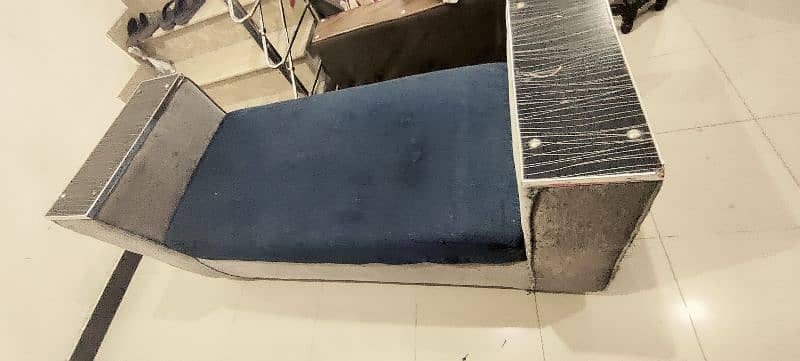 2 seater back less sofa 3