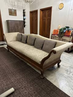 Antique Burma Teak sofa set for sale