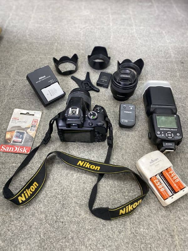 Nikon D3400 Body With Lens & Complete Equipment 5