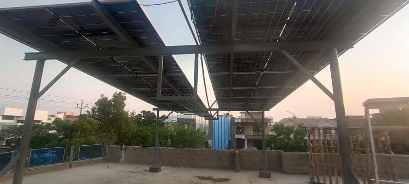 Solar Structure Installation - Solar Inverter Setup - Solar Panels 15