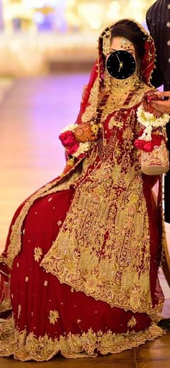 BRIDAL HEAVY EMBROIDERED SHARARA