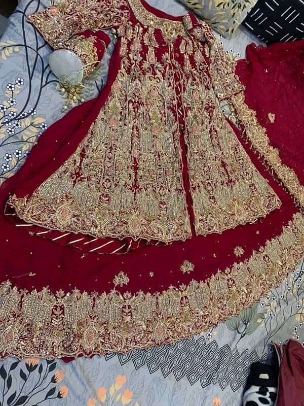 BRIDAL HEAVY EMBROIDERED SHARARA 1