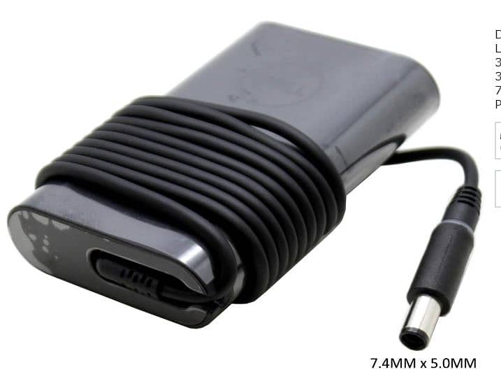 Dell 65W 19.5V 3.34A 7.4*5.0mm Laptop Round AC Adapter Charger 2