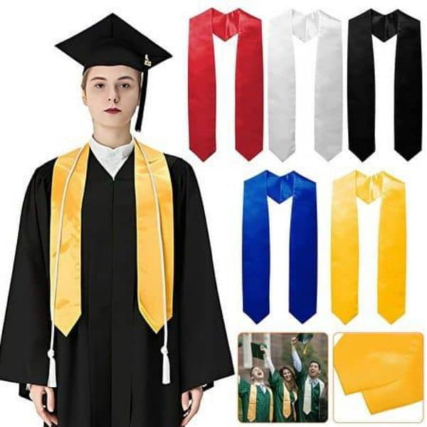 convocation gown cap sash/stole 3