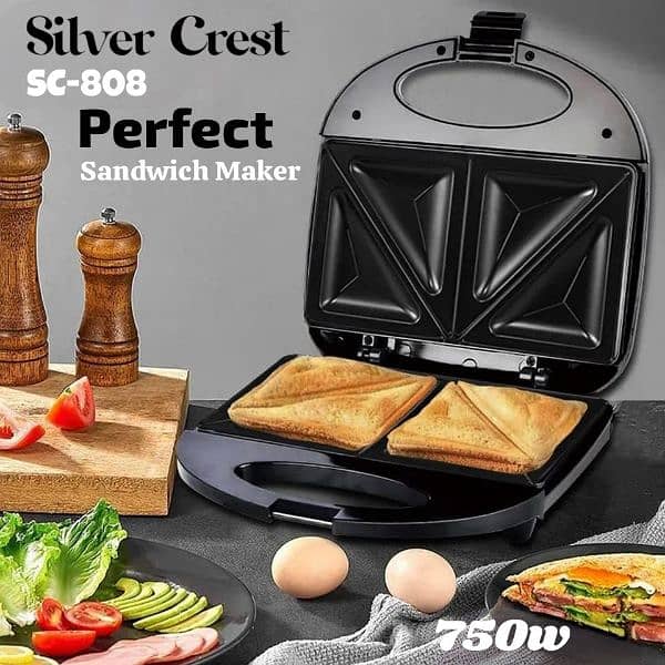 Silver Crest Double Electric Sandwich Maker) 0