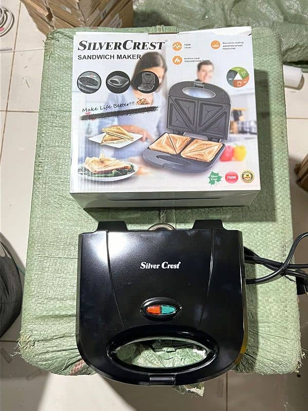 Silver Crest Double Electric Sandwich Maker) 1