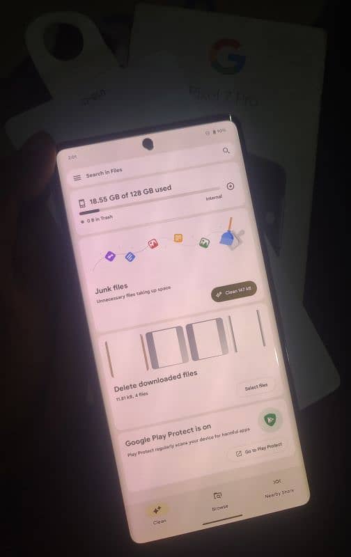 google pixel 7pro 12GB 128Gb with box exchange with pta fone 1