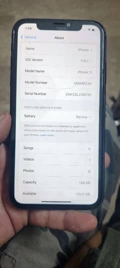 I phone 11 128gb pta approved