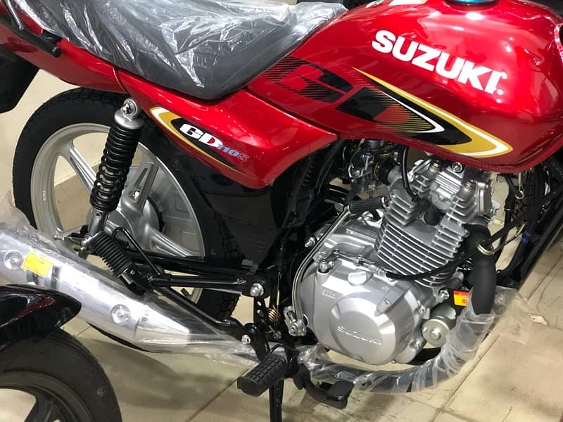 SUZUKI GD 110S 2024 MODEL BRAND NEW ALL COLOURS WITH JUMBO PACKAGE 5