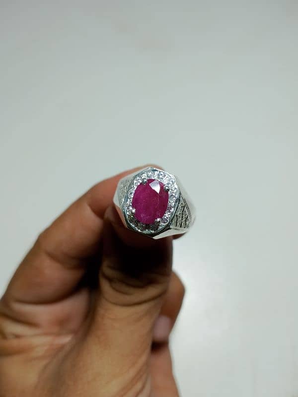 natural ruby stone rings 1