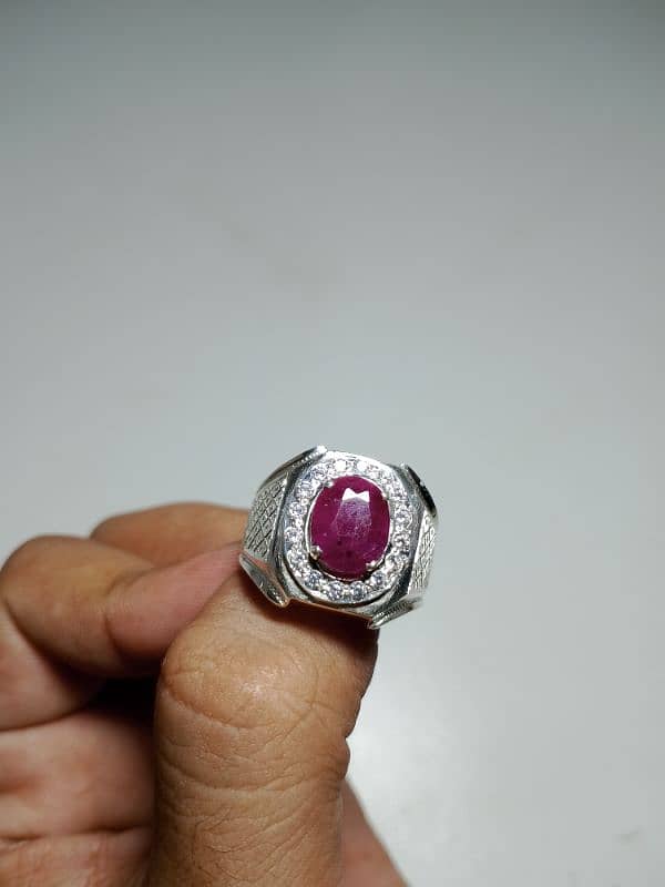 natural ruby stone rings 2