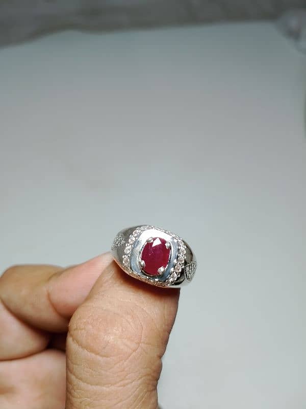 natural ruby stone rings 3