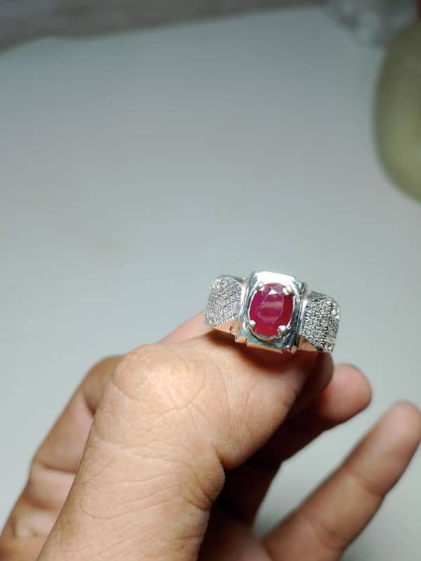 natural ruby stone rings 5