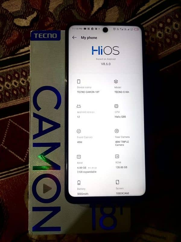 Tecno camon 18T 3