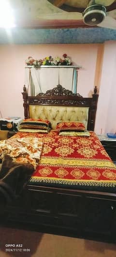 double bed without mattress