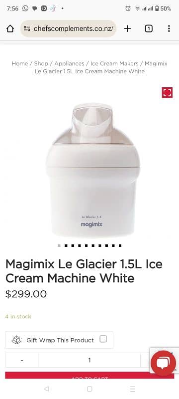 Magimix Le Glacier 1.5L Ice Cream maker 6