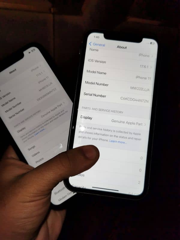 IPhone 11 64gb non pta jv full sim time. total jenwen read add 0