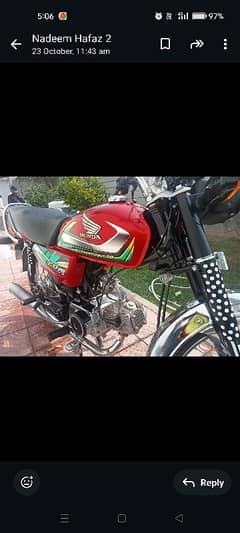 Honda CD70 Islamabad number 2022 model