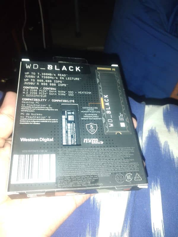 WD  BLACK SSD 1TB NVME 1