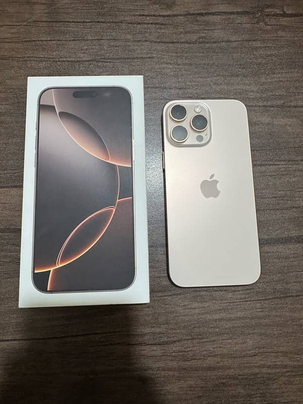 Iphone 16 Pro max 256 GB LLA Non PTA 1