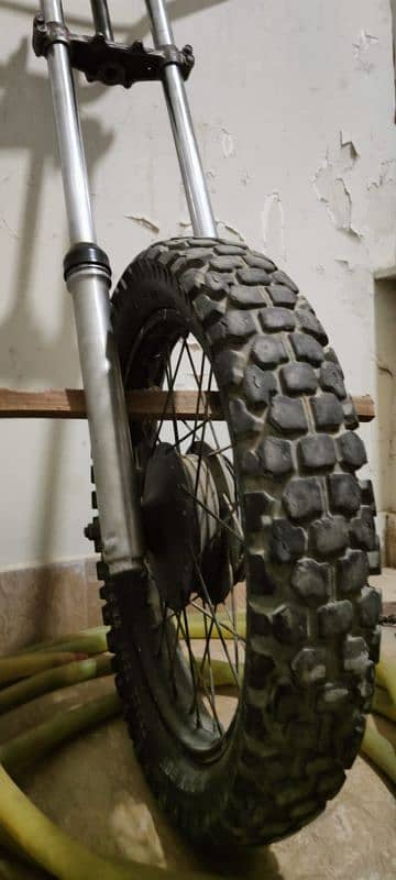 TRAIL FRONT SUSPENSION COMPLETE   suzuki honda yamaha full size 4