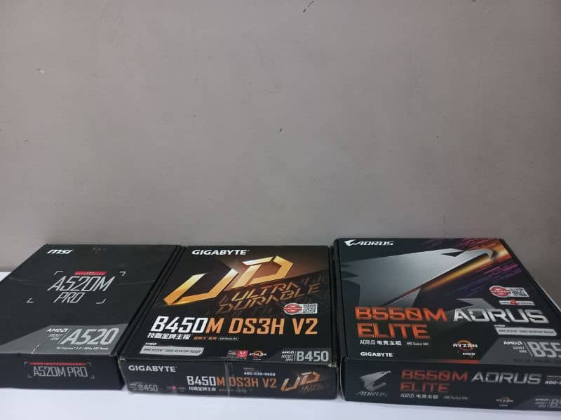 AMD RYZEN MOTHERBOARDS A320 , B450 , B550 , A520 , B650 1