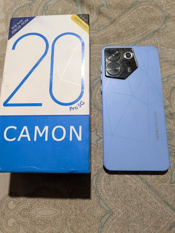 tecno camon 20pro 5g 8/256 official PTA approved exchange possible 1