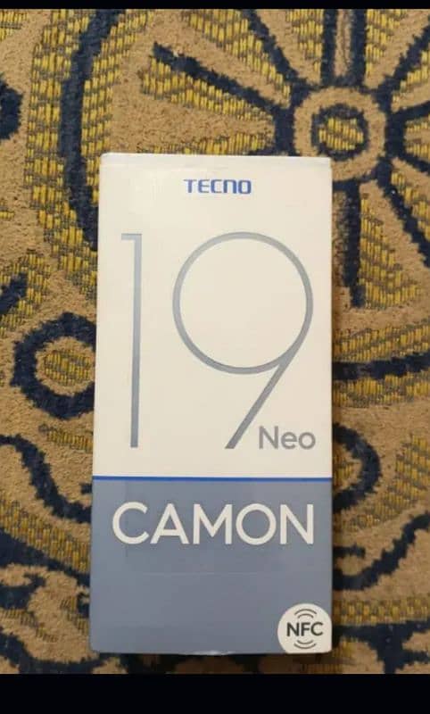 Tecno camon 19 neo 6/128 memory 1