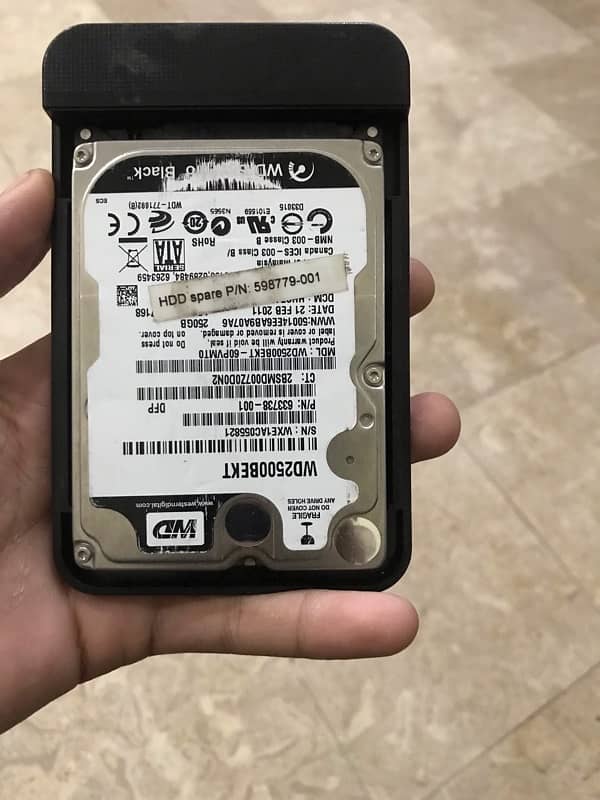 Hard Disk For Laptop 250 GB 4