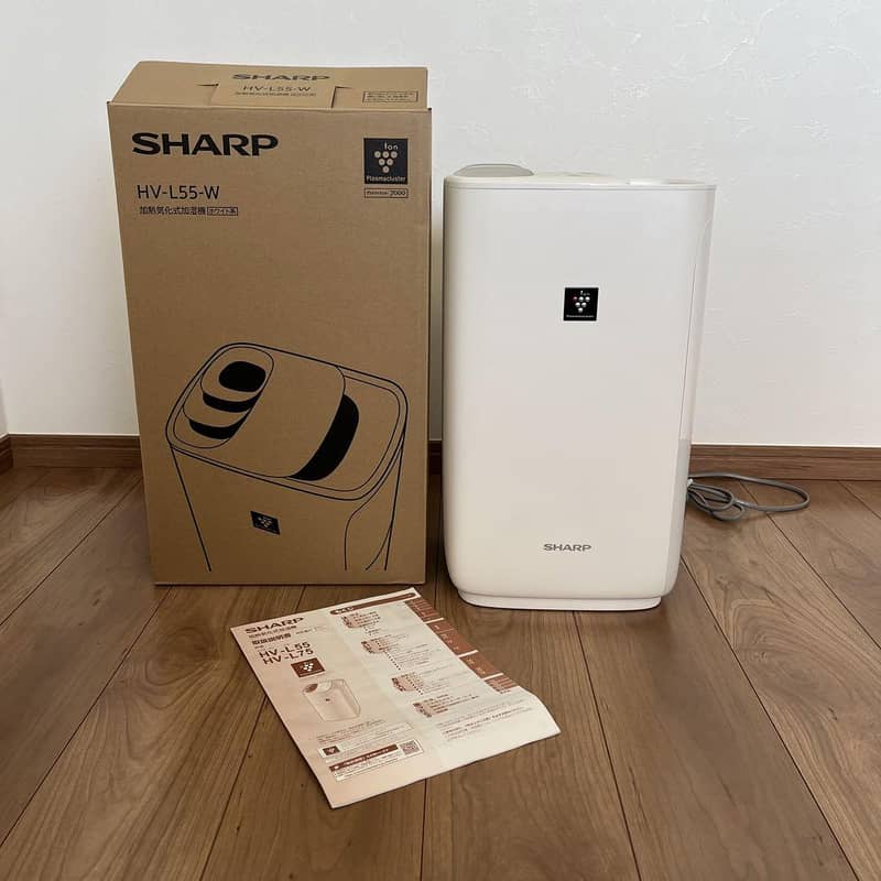 Sharp air purifier with humidifier japanese 110v box pack 0