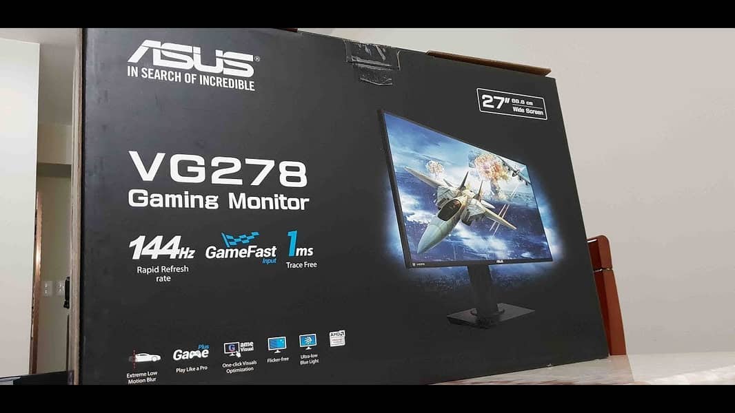 ASUS ROG 144hz (27 INCHES) Gaming Monitor For Sales 0