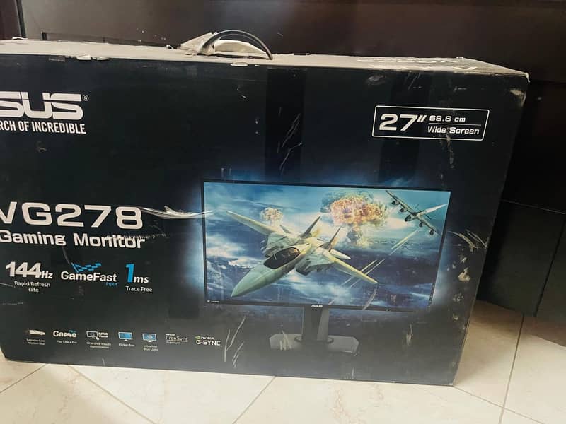 ASUS ROG 144hz (27 INCHES) Gaming Monitor For Sales 5