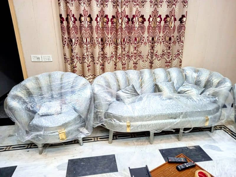 Sofa Sets & bed set pure sheesham wood urgent sale new condition 3