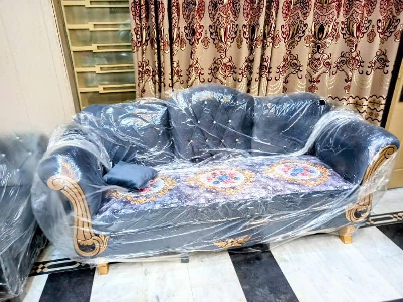 Sofa Sets & bed set pure sheesham wood urgent sale new condition 4