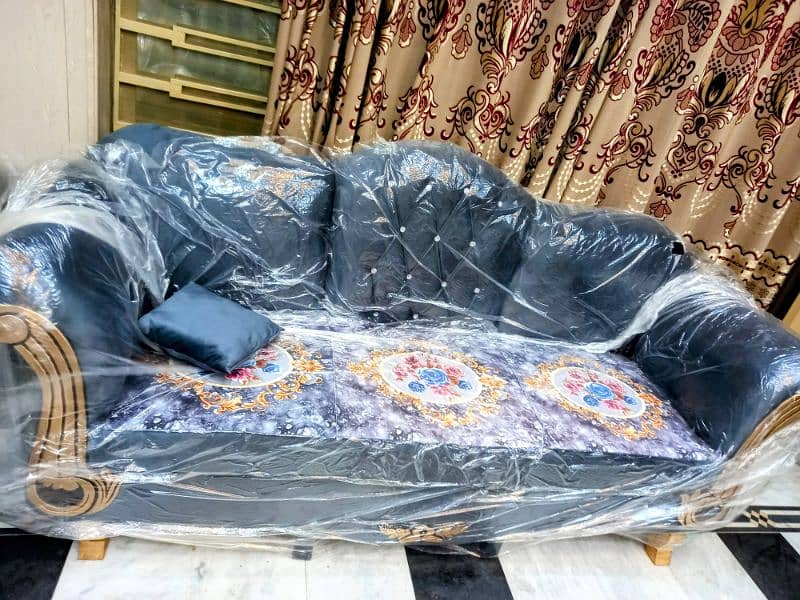 Sofa Sets & bed set pure sheesham wood urgent sale new condition 6